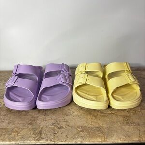 Women's Sol Borne Foam Double Strap Sandals Size 9